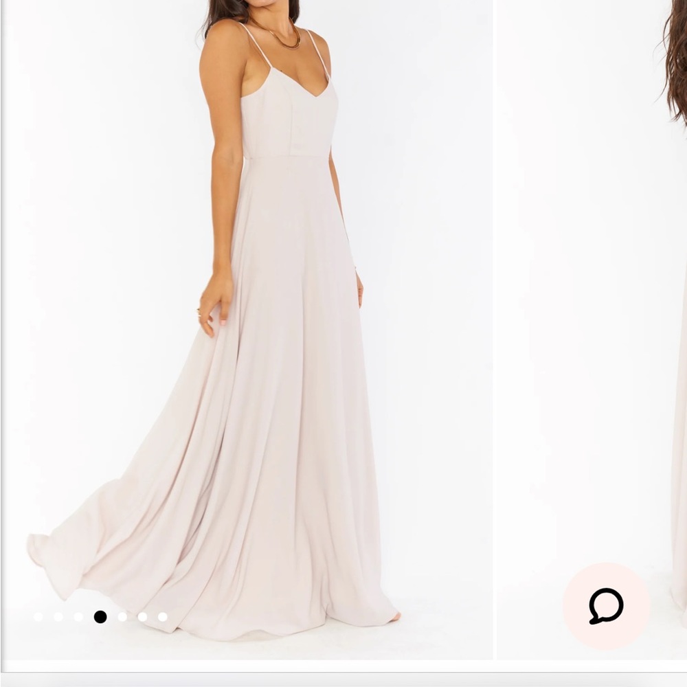 Show Me Your Mumu Faith bridesmaids dress in Show Me Your Ring Crisp, Size Small